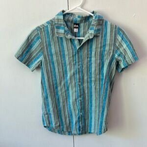 Short sleeve striped summer shirt Boys 14